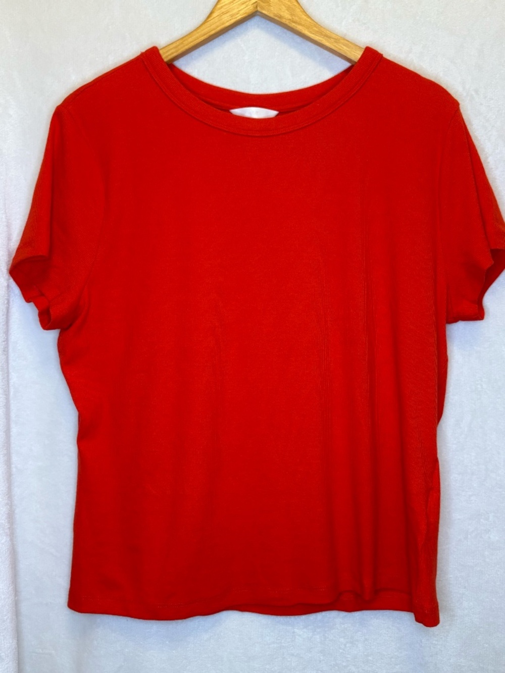 Women’s Classic Red Crewneck Tee
